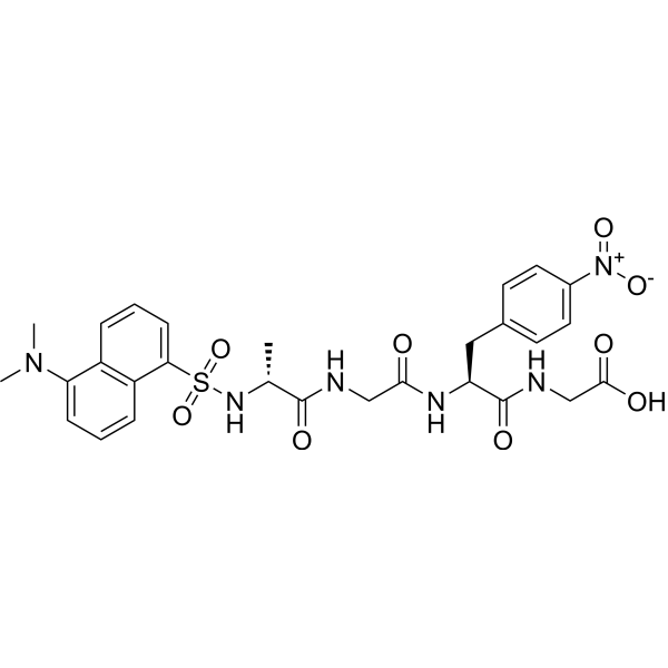 Dansyl-D-Ala-Gly-Phe(pNO2)-Gly 83960-27-4